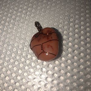 Wire Wrapped Necklace - Carnelian